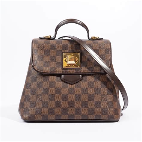 Louis Vuitton Bergamo Pm Damier Ebene Coated Canvas